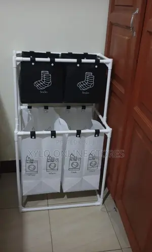 4 Tier Foldable Laundry Basket/Station