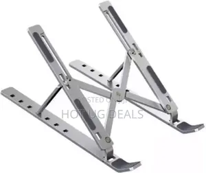 Adjustable Aluminum Laptops Stand - Silver