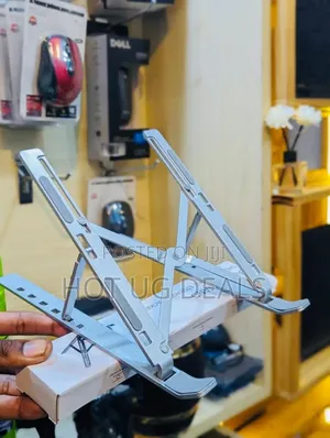 Adjustable Aluminum Laptops Stand - Silver