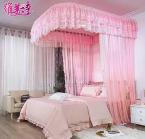 Wall Mounted Mosquito Net Pink