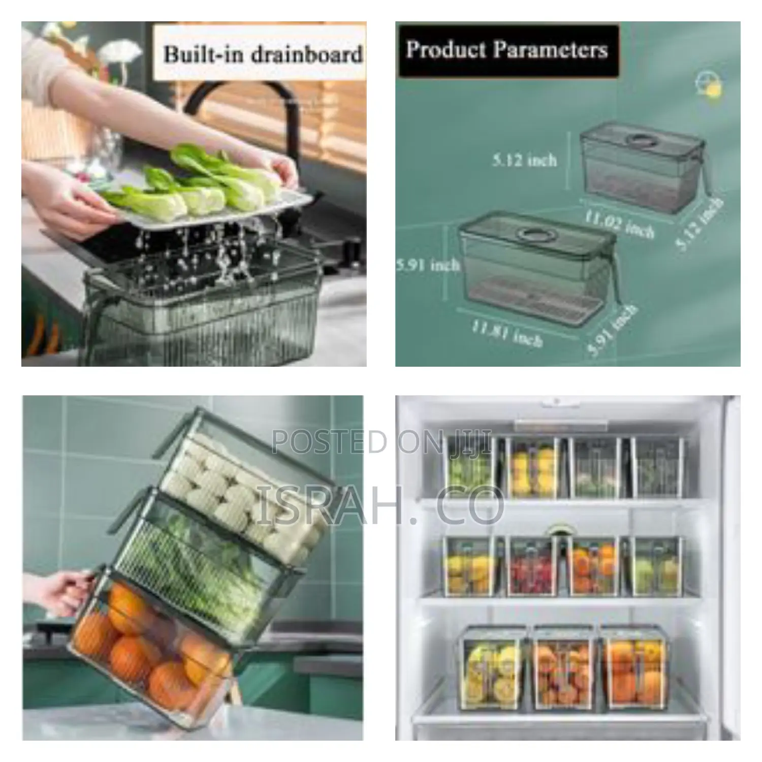 Refrigerator Storage Containers Set