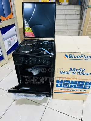 Blueflame 2gas 2electric 50/50cm Dual Oven Enamel Cooker