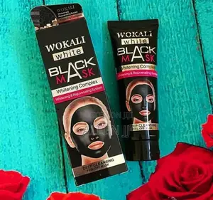 Face Mask Wokali White Black Mask