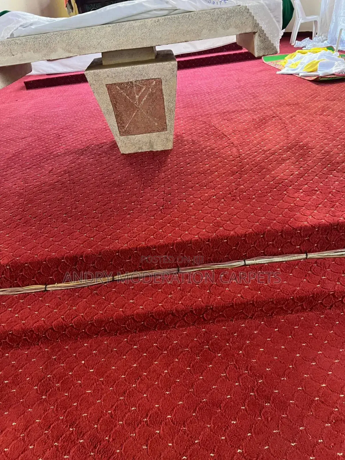Design Maroon Soft Galaxy Woolen Carpets