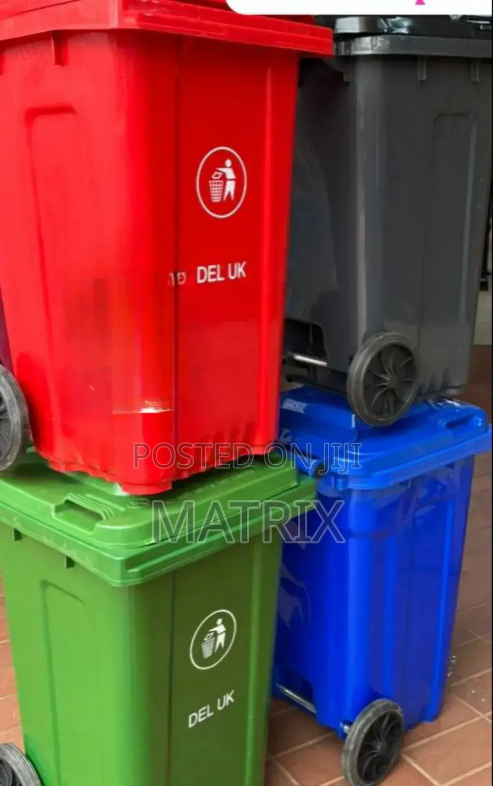 Waste Dust Bins 240ltrs