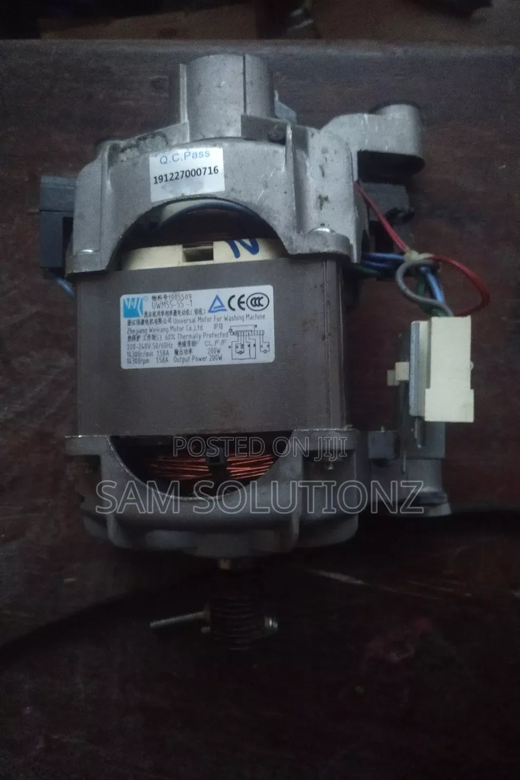 Universal Washing Machine Motor