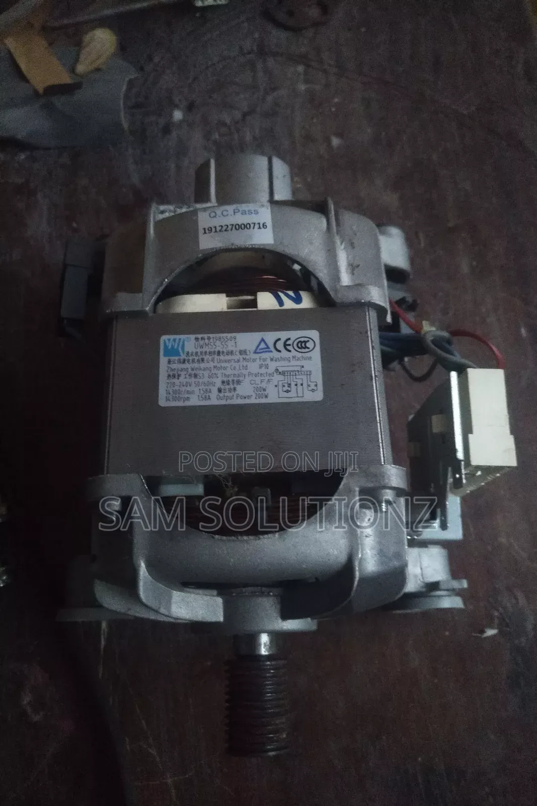 Universal Washing Machine Motor