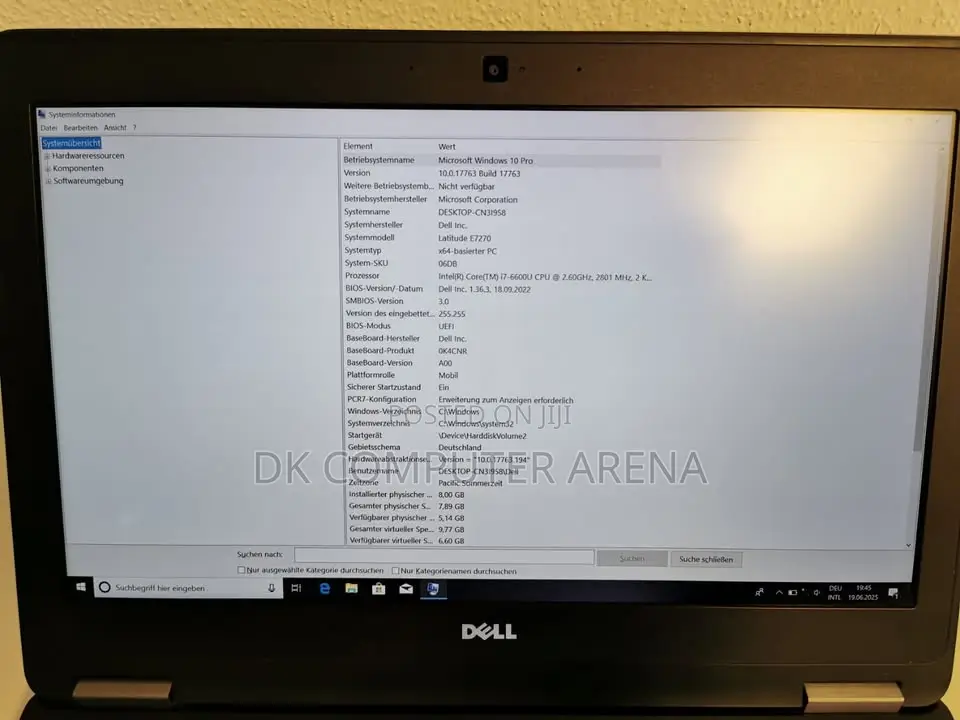 Laptop Dell Latitude E7470 8GB Intel Core I5 SSD 256GB