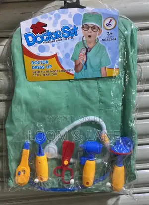 Unique Children Nurse Doctors Dress Up Costume Set