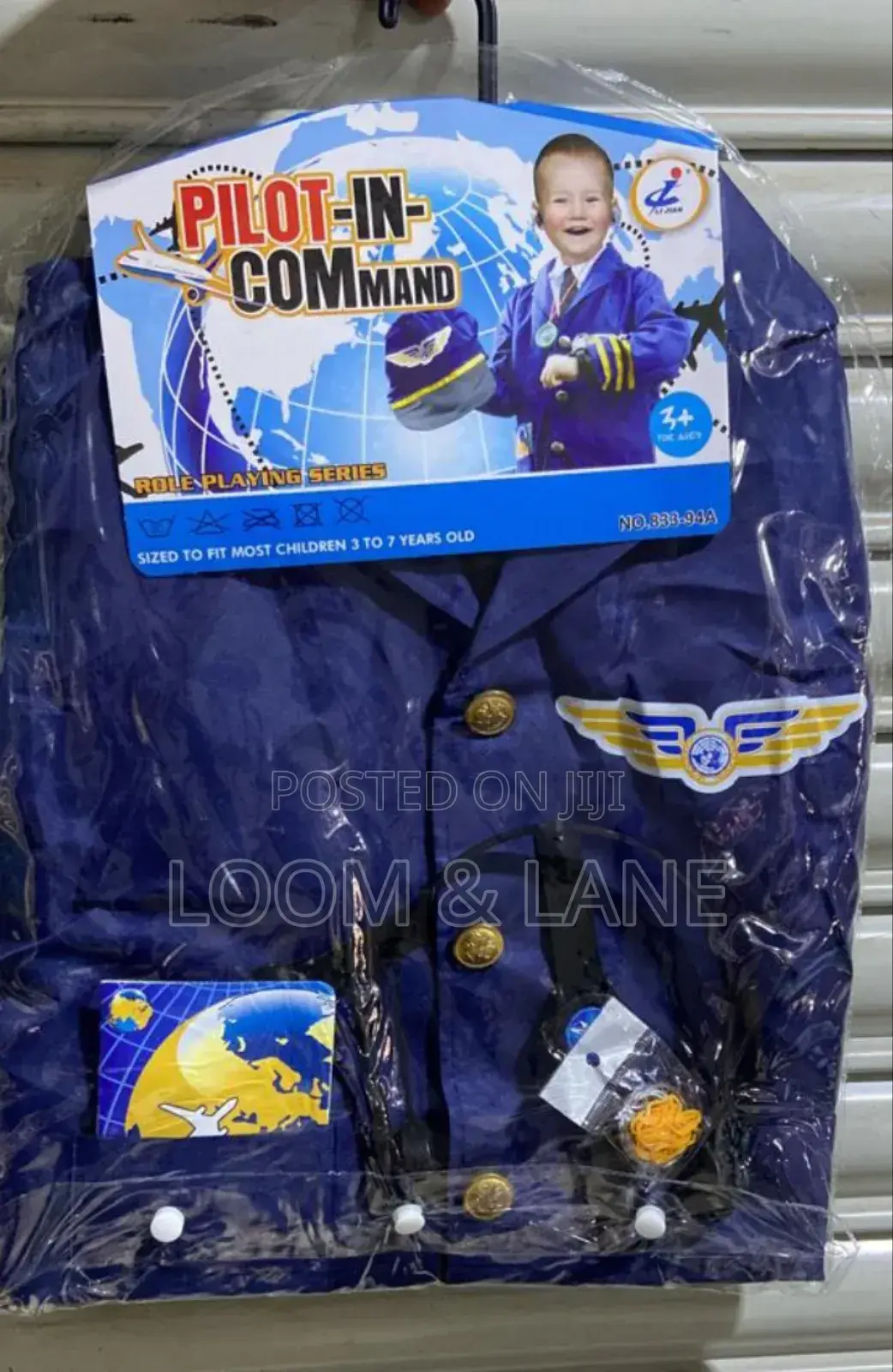 Unique Kids Pilot in Command Costume Set