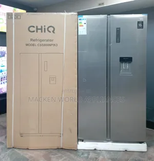 Chiq 800 Liters Side-by-Side Refrigerators With Water Dispenser