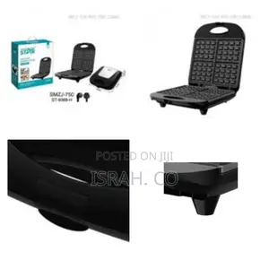 3 in 1 Waffle Maker Sandwich Machine Barbecue Baking Pan