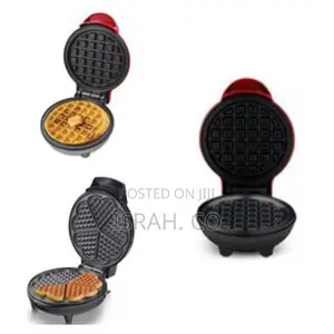 Non Stick Iron Round Waffle Maker Grill Machine