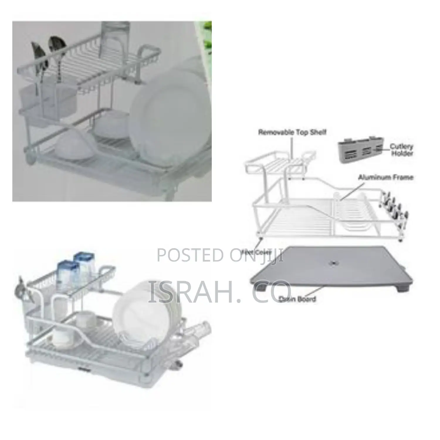 Vertical Dish Drainer/Kitchen Storage Rack