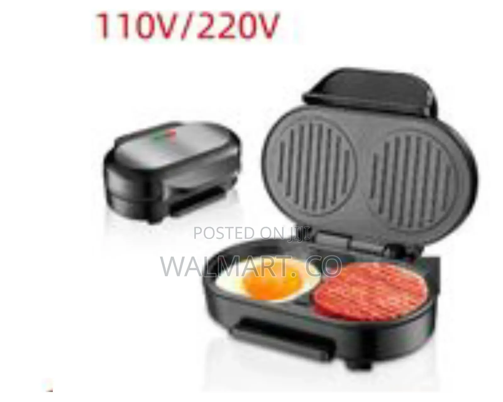 Raf Double Round Electric Breakfast Hamburger Machine