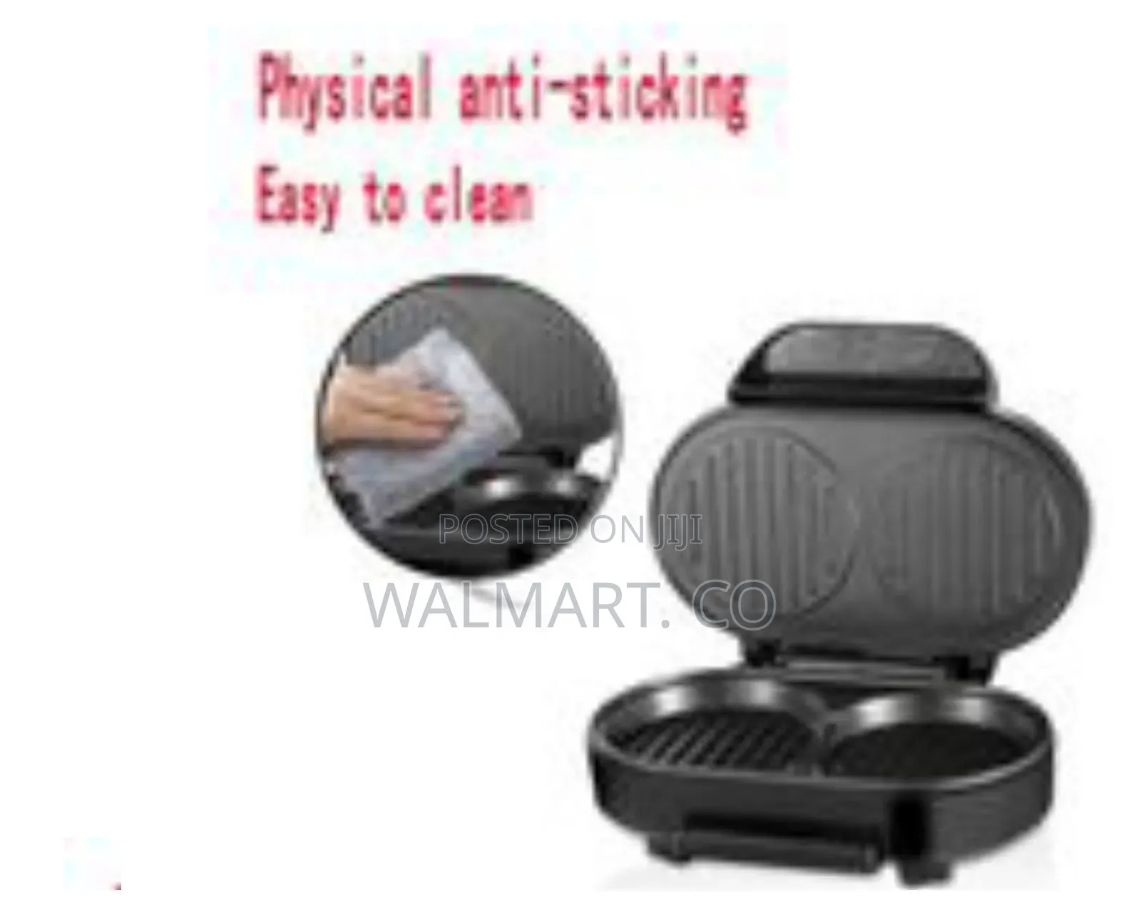 Raf Double Round Electric Breakfast Hamburger Machine