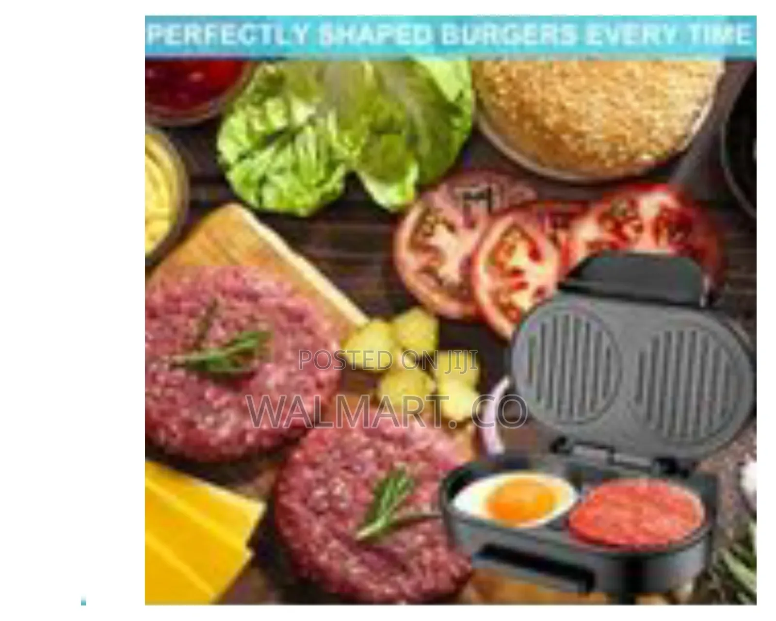 Raf Double Round Electric Breakfast Hamburger Machine