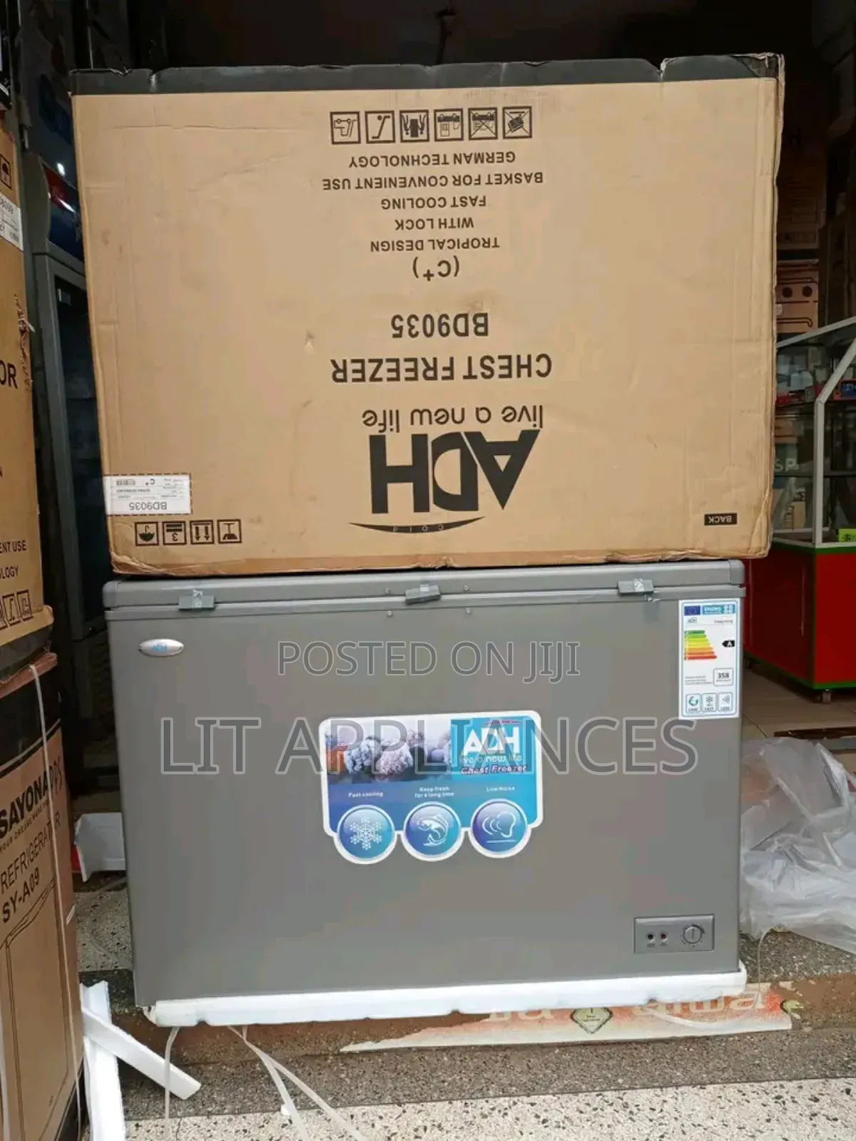 Adh 350l Deep Freezer With a Large Capacity.