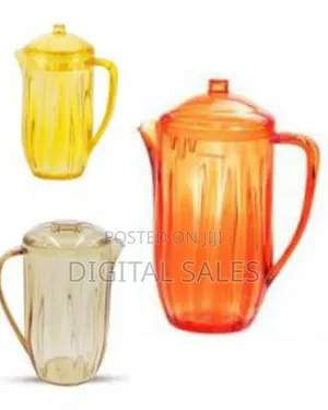 Plastic 2.5 Litre Multi-Purpose Jug With Coloured Lid for Water
