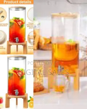 2.9 Gallon Beverage Dispenser 11 L Glass Drink Dispenser