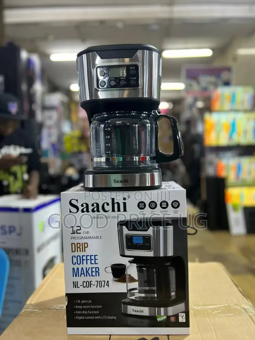 12 Cups Saachi Digital Display Drip Coffee Maker