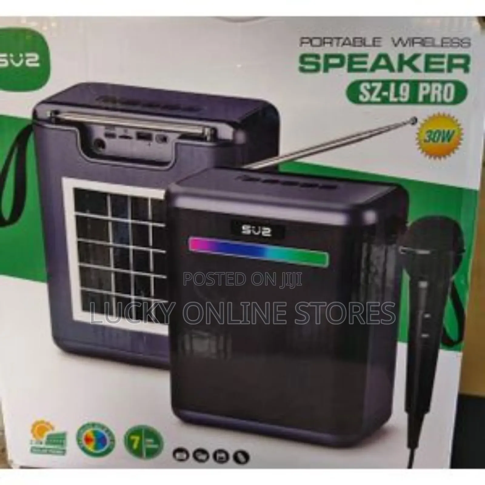Portable Wireless Speaker With Microphone