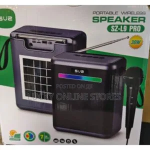 Portable Wireless Speaker With Microphone