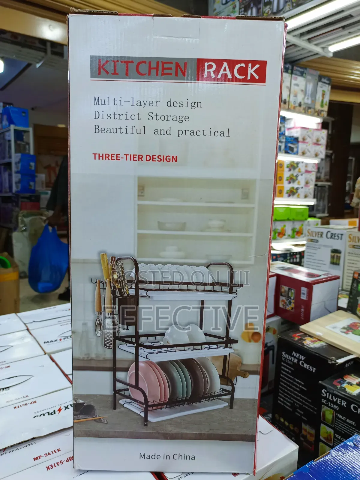 3-Tier Kitchen Dish Rack.
