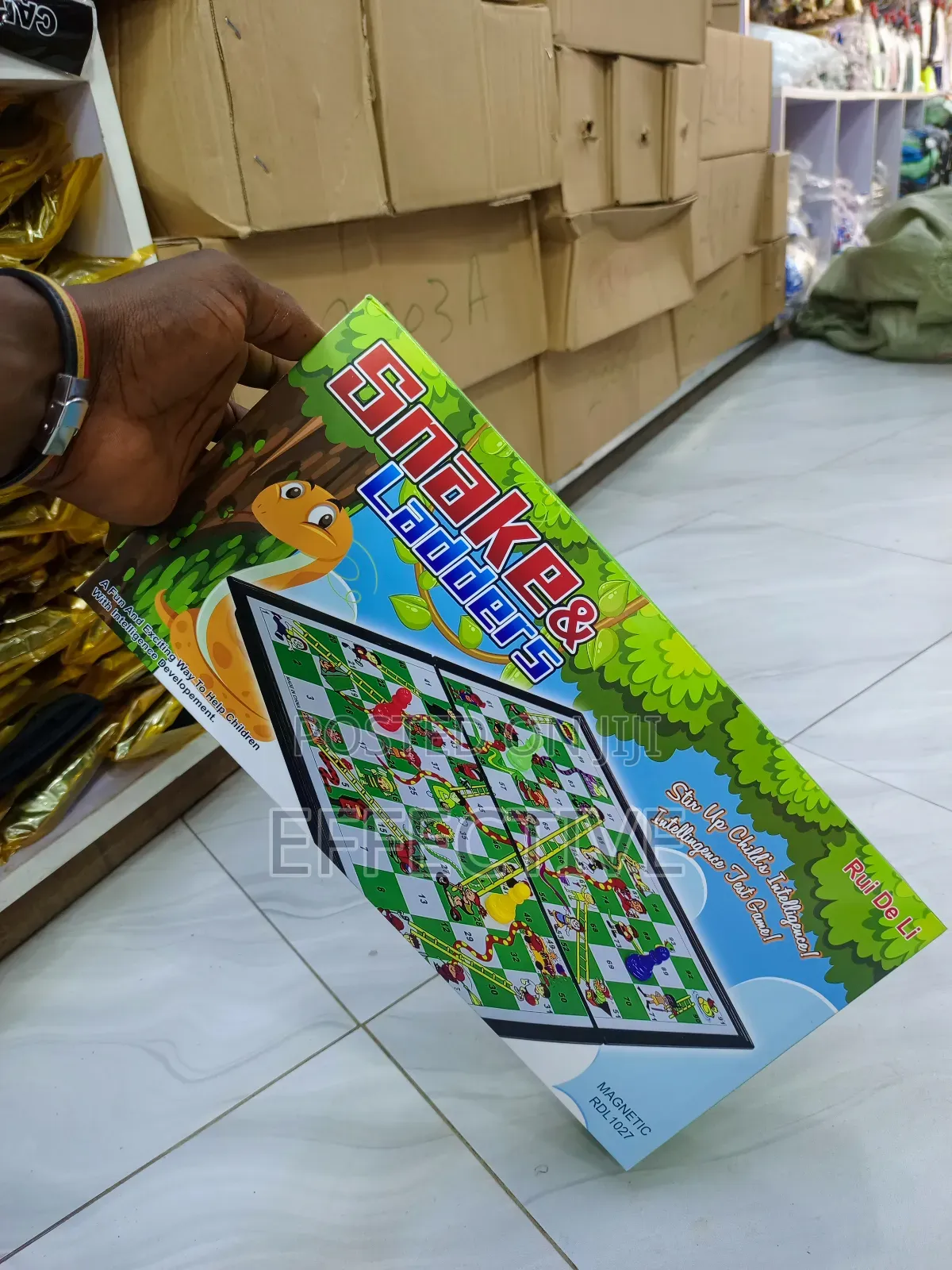 Magnetic Snakes And Ladders Board Game.
