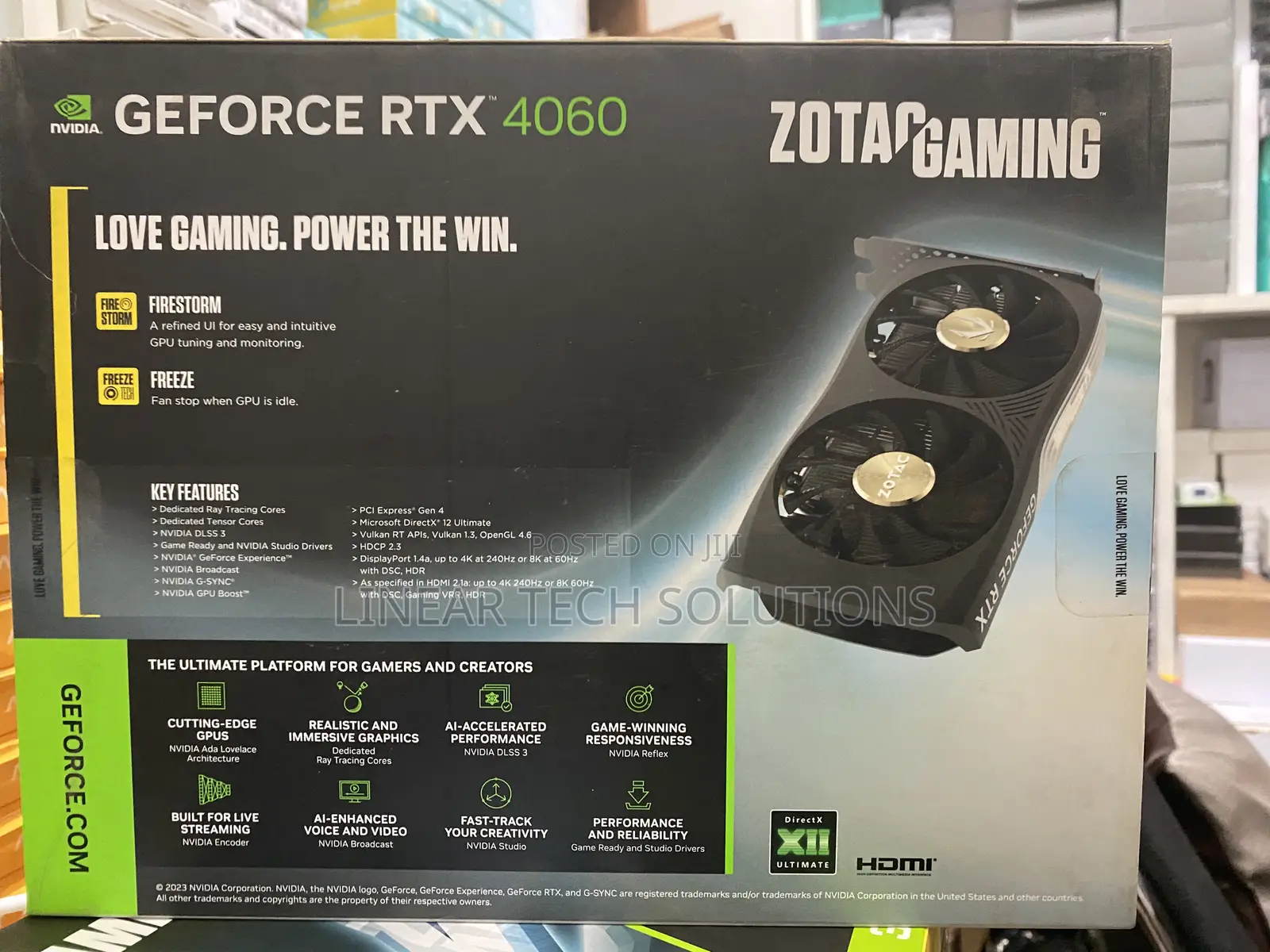 Msi Gaming Geforce Rtx 4060 8gb Gdrr6 Mhz 128hdmi/Dp Nvlink Torfan 4.0