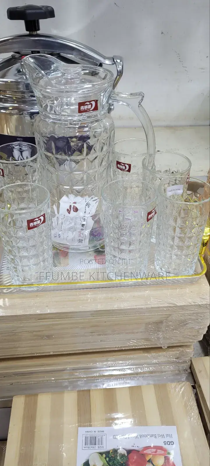 Jag Set With Glasses