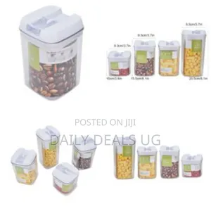 Food Storage Containers 4pcs Set Storage Jars Bpa Free Flour Container