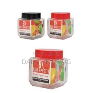 Bon Appetit 1.5l Glass Cereal Cookies Storage Jar Container Bottle Tin
