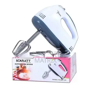Scarlet 7 Speed Egg Beater Hand Held Blender Electric Food Mixers