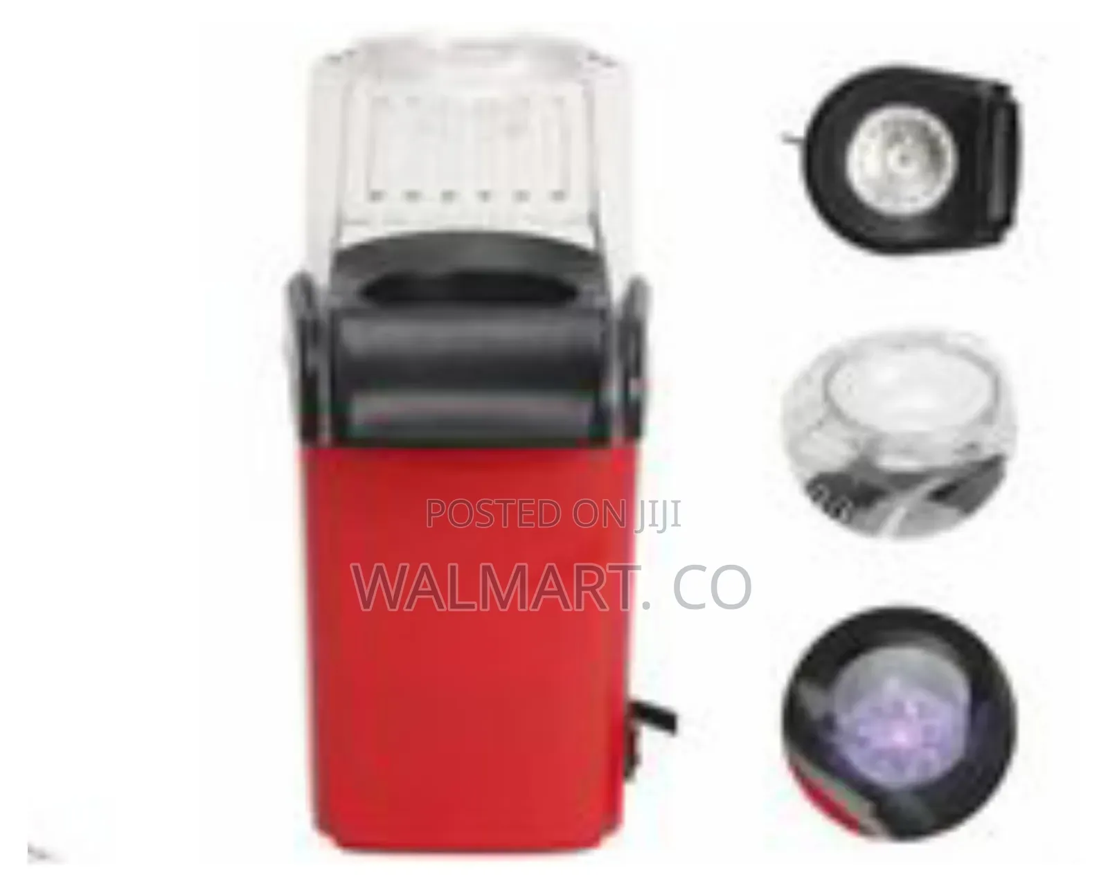 Sokany Hot Air Popcorn Maker Machine Red