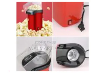 Sokany Hot Air Popcorn Maker Machine Red
