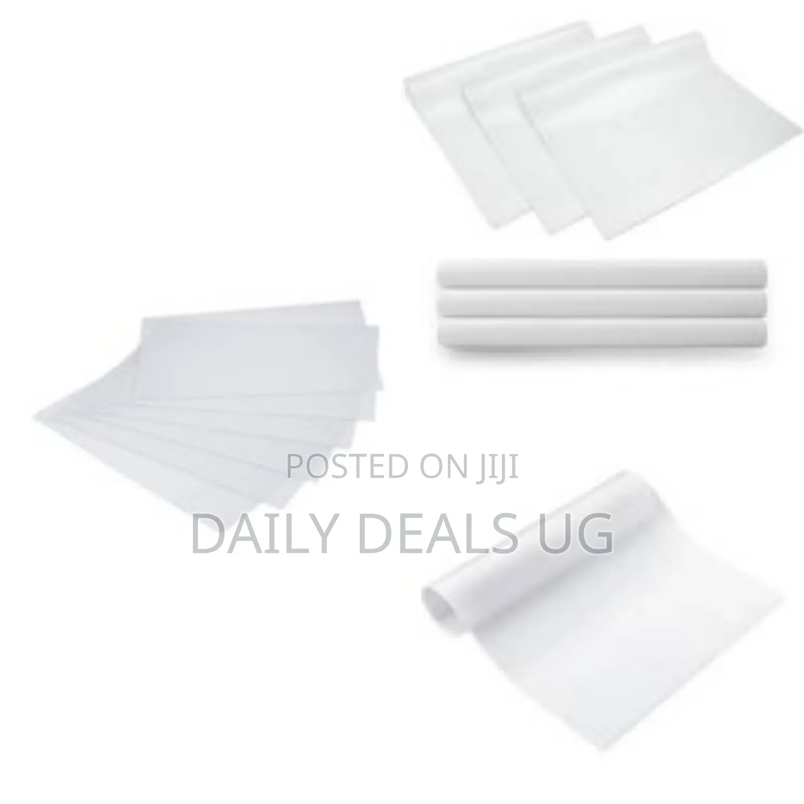 4 Piece Refrigerator Water Proof Liner Mats- White