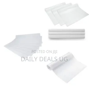 4 Piece Refrigerator Water Proof Liner Mats- White