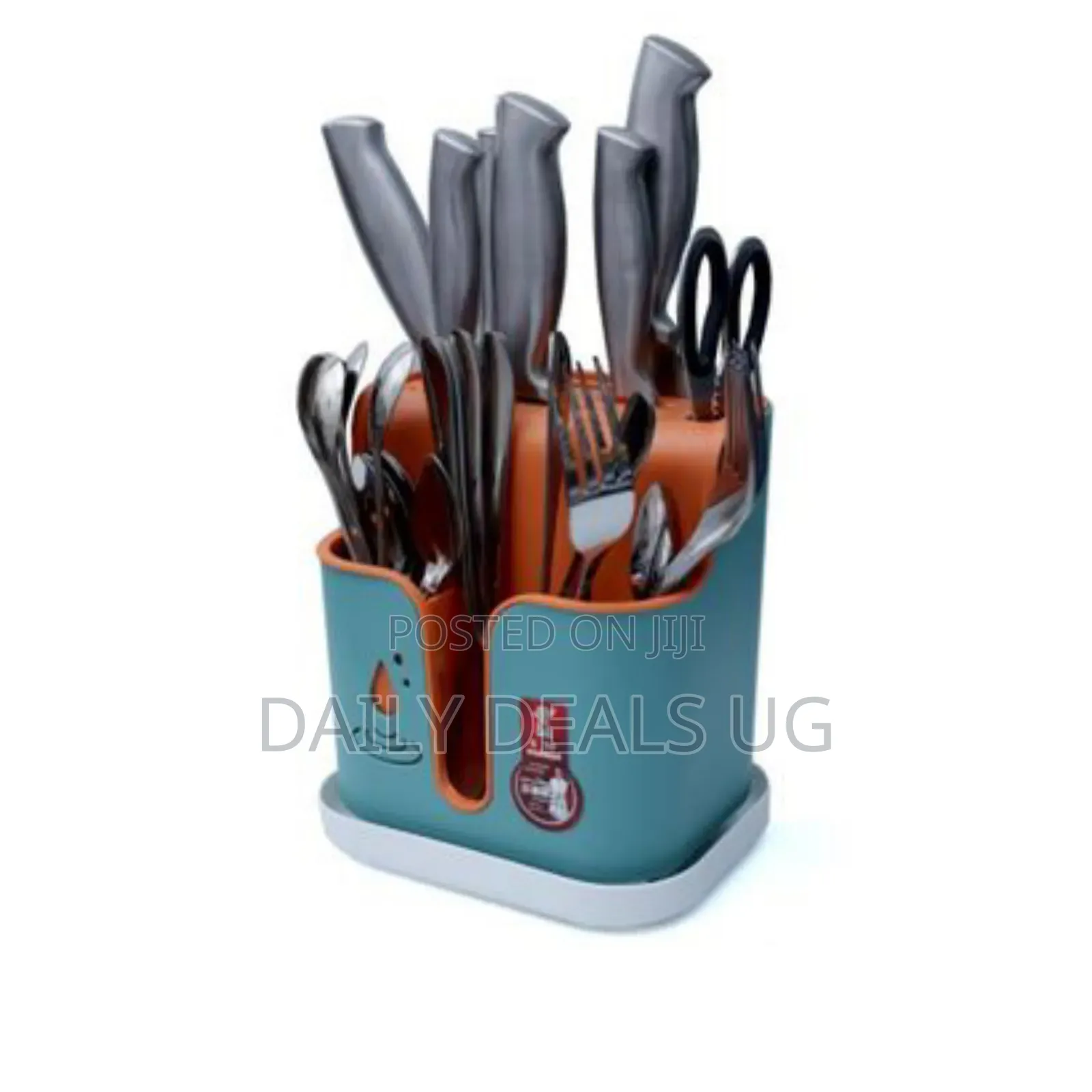 Elf Adhesive Wall Mounted Kitchen Plastic Cutlery Holder Stand