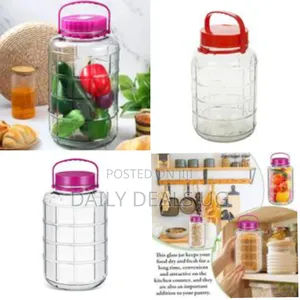 Bon Appetit 8l Air Tight Glass Jar Container for Kitchen Pantry