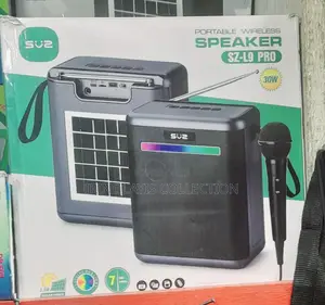 Portable Wireless Speaker With Microphone