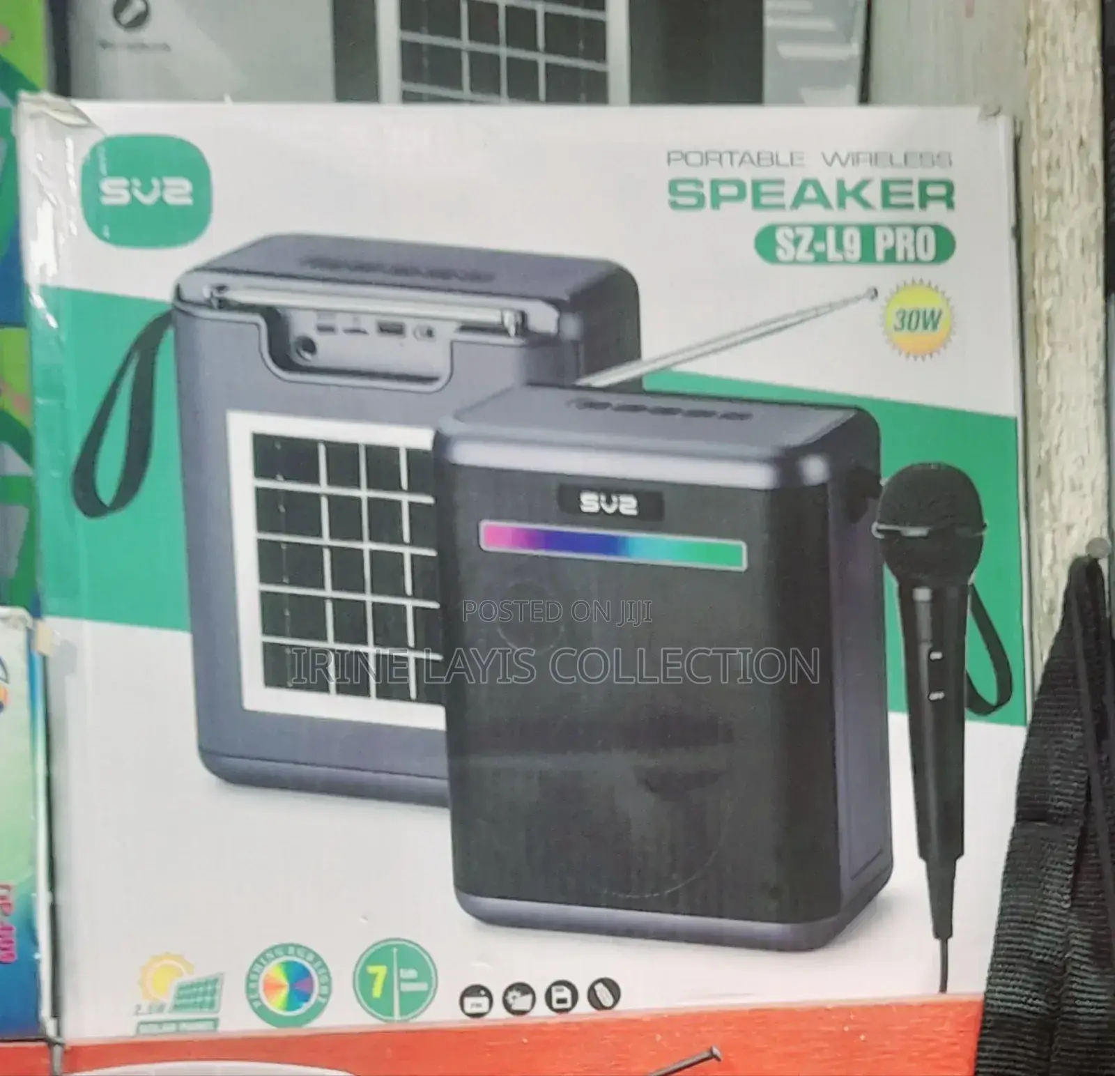 Portable Wireless Speaker With Microphone