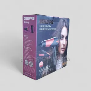 Geepas Beauty Hair Dryer And Straightener Set - Ghf86036