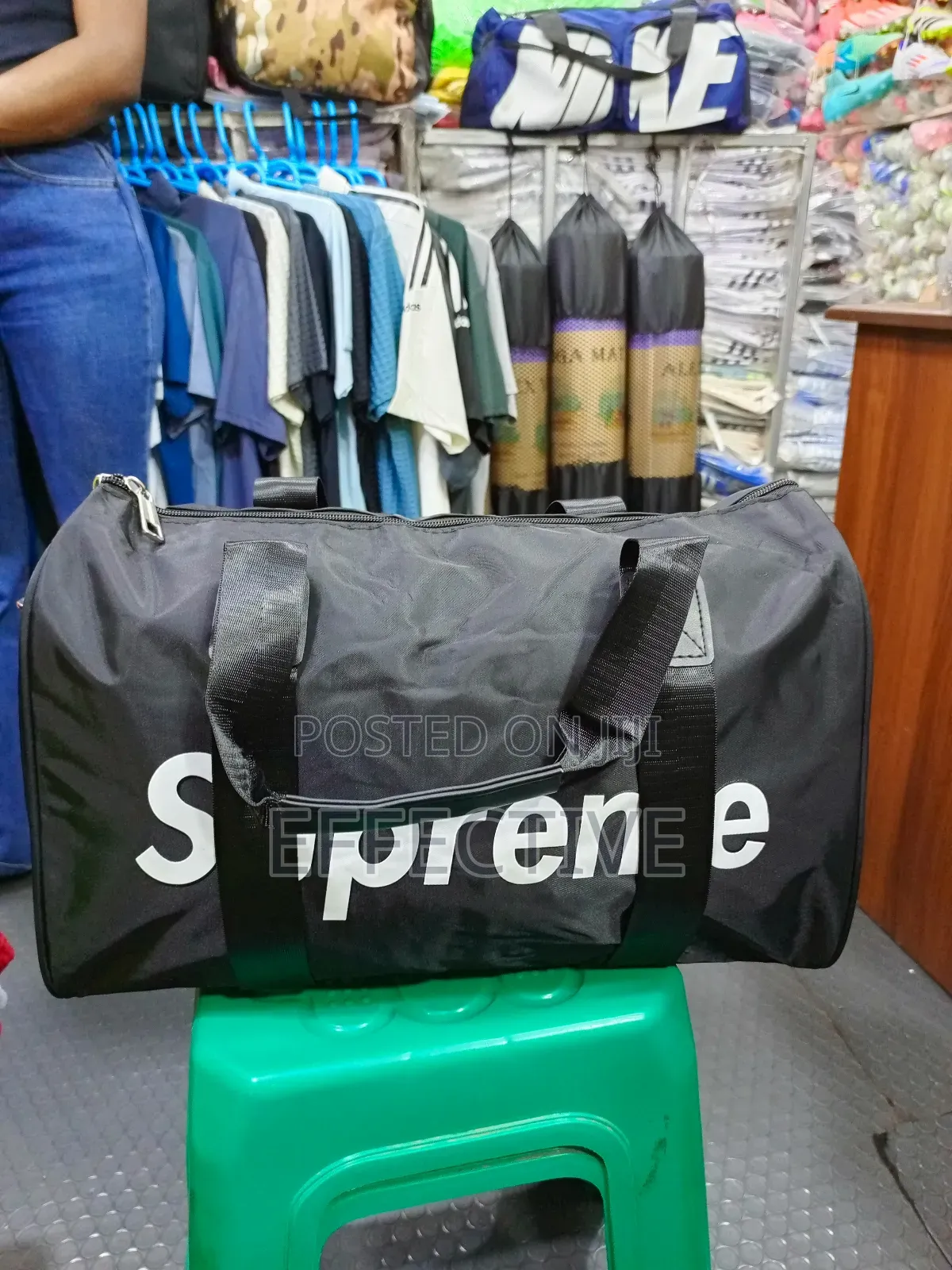 Supreme Duffle Bag.