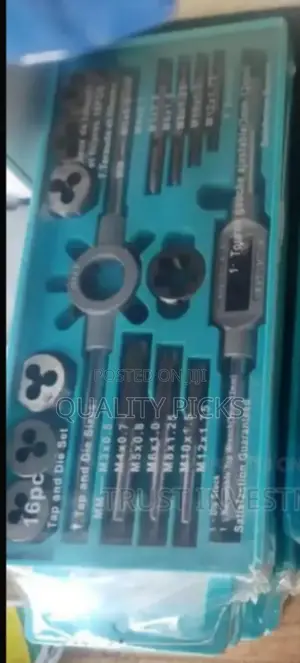 Alloy Steel Metric Tap Wrench and Die Set.