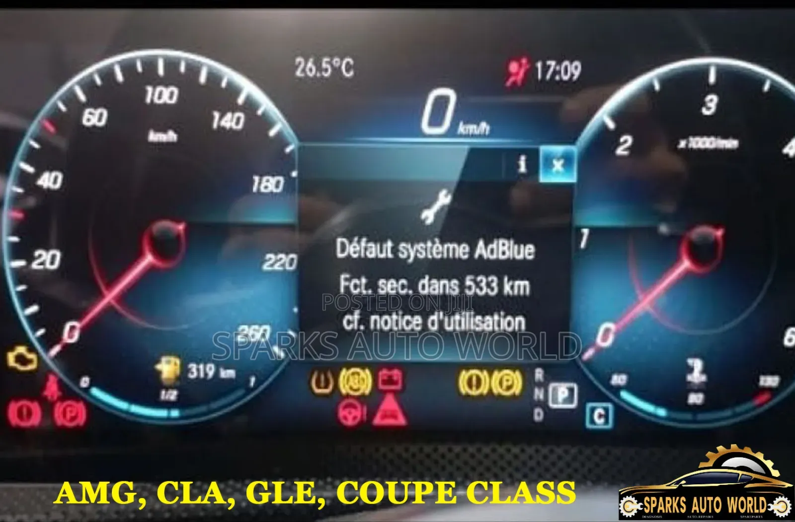 Amg, Gle, Cle- Class Adblue Solved