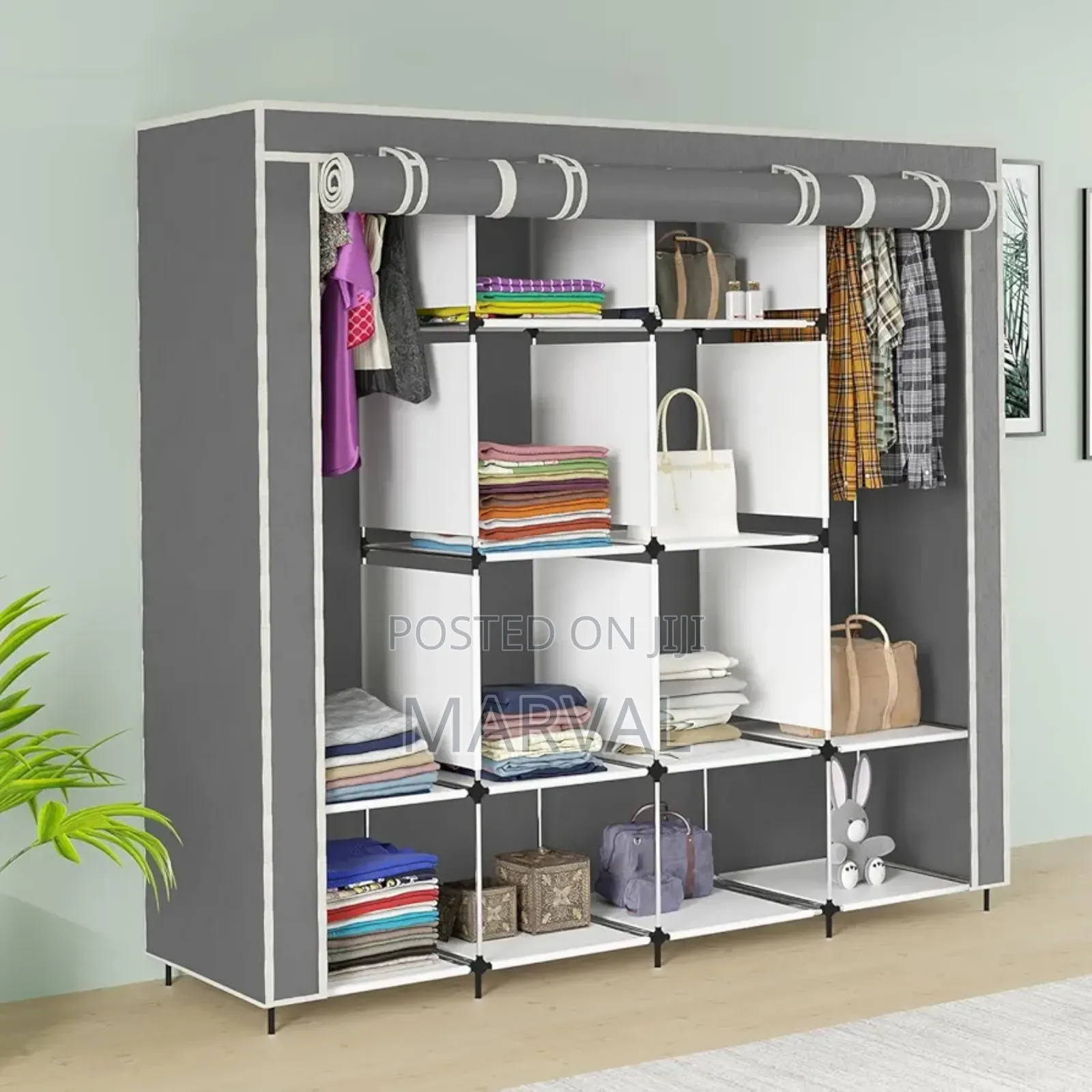 4layer Clothes Storage Racker / Cabinet