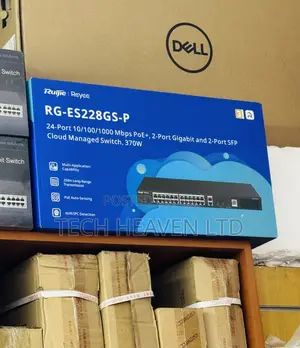 28-Port Gigabit Smart Cloud Managed Poe Switch Rg-Es228gs-P