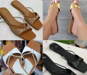 Open Lower Flat Shoes