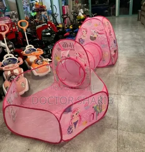 New Kids 3-in-1 Play Tent Set With a Castle Tent, a Crawl Tunnel